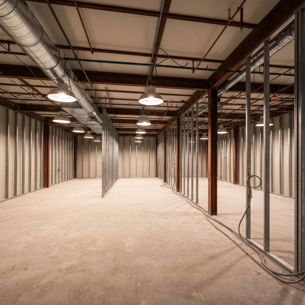 Commercial cannabis facility under construction