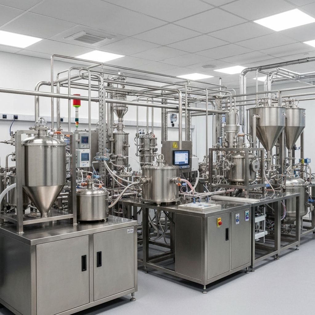 Premium cannabis processing facility interior